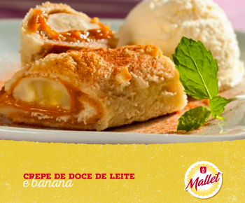 Crepe de Doce de Leite e Banana em 26/08/2020 Crepe de Doce de Leite e Banana em 26/08/2020